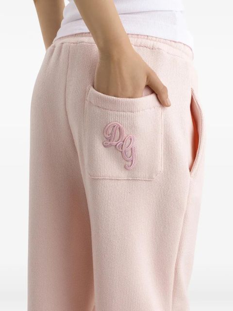 Dolce & Gabbana embroidery pocket track pants - Pink