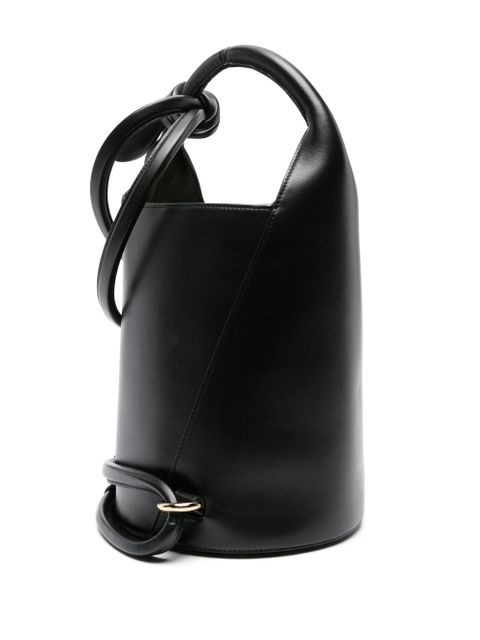 Jacquemus Le Petit Tourni leather bucket bag - Black