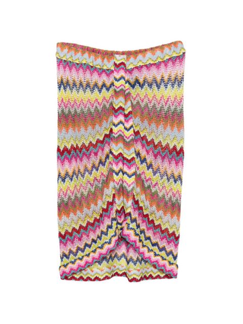 Missoni zigzag mini beach cover-up - Pink - zdjęcie produktu nr 1