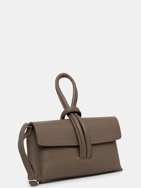 Answear.LAB kopertówka skórzana kolor brązowy