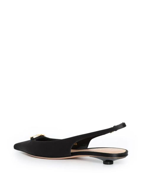 Valentino Garavani VLogo-Signature slingback pumps - Black