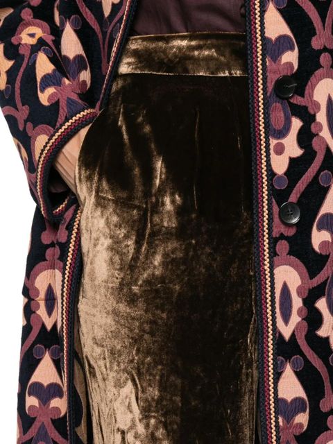 ETRO velvet trousers - Brown