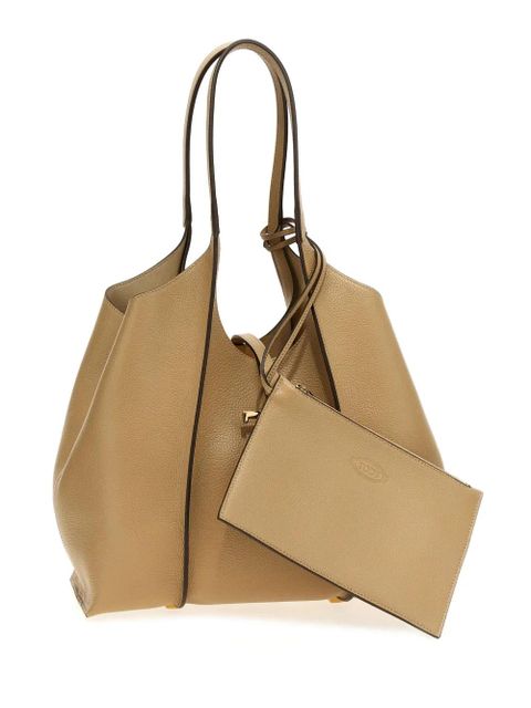 Tod's small T Timeless tote bag - Neutrals