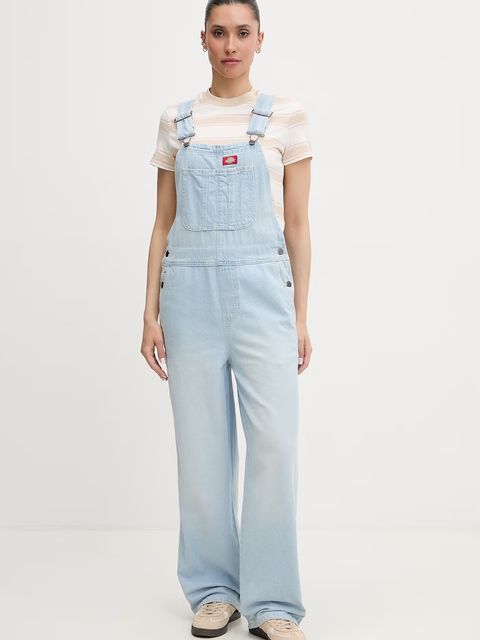 Dickies ogrodniczki jeansowe damskie - zdjęcie produktu nr 1