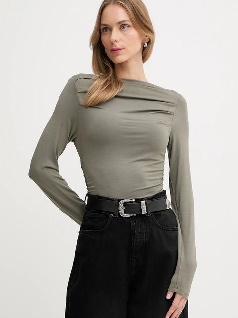 United Colors of Benetton longsleeve kolor zielony 37UKD10BA - zdjęcie produktu nr 1