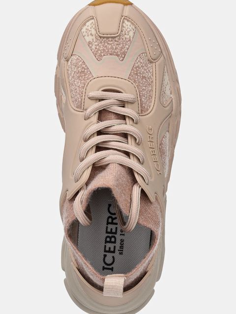 Iceberg sneakersy ICB-One kolor beżowy IDSOCK05