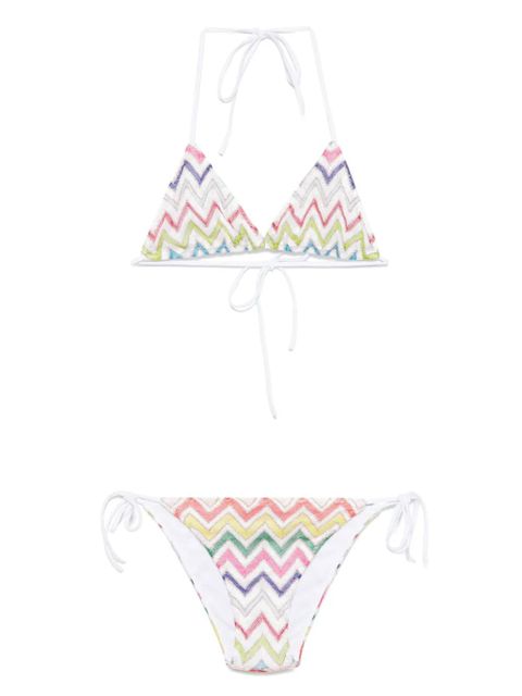 Missoni zigzag-print bikini - White - zdjęcie produktu nr 1