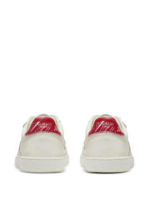 Balmain Swan-Lipstick trainers - White