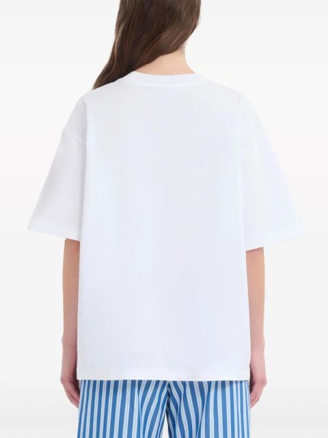 Marni logo-print cotton T-shirt - White