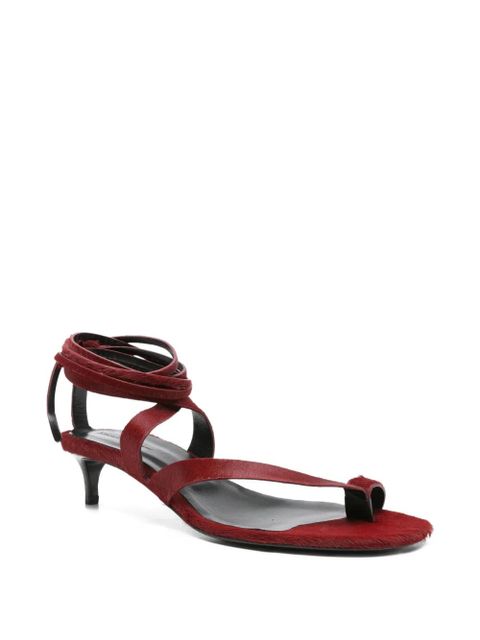 KHAITE 35mm Aimee heeled sandals - Red - zdjęcie produktu nr 2