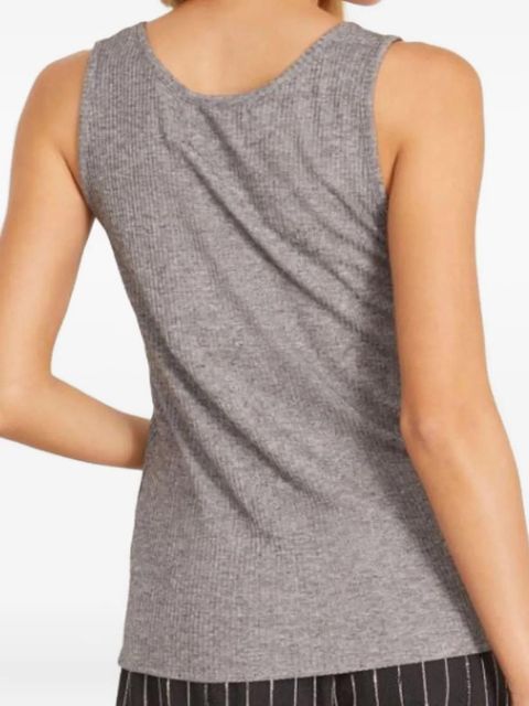 LouLou de Saison ribbed scoop-neck tank top - Grey - zdjęcie produktu nr 2