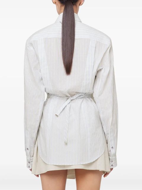 Rabanne striped shirt - White