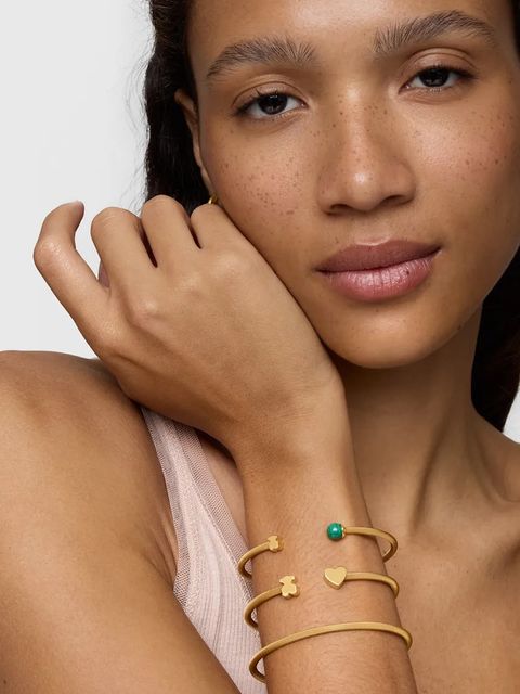 Tous bransoletka pozłacana z malachitem ICON MESH damska 1004507840 - zdjęcie produktu nr 2