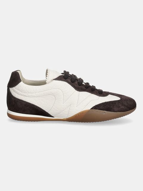 Weekend Max Mara sneakersy skórzane Wkalancia kolor beżowy 2615761074600 - zdjęcie produktu nr 2