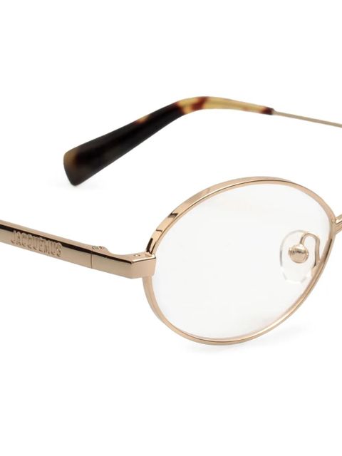Jacquemus oval-frame glasses - Gold