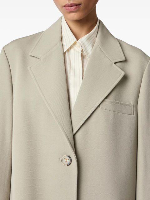 Tod's single-breasted coat - Neutrals