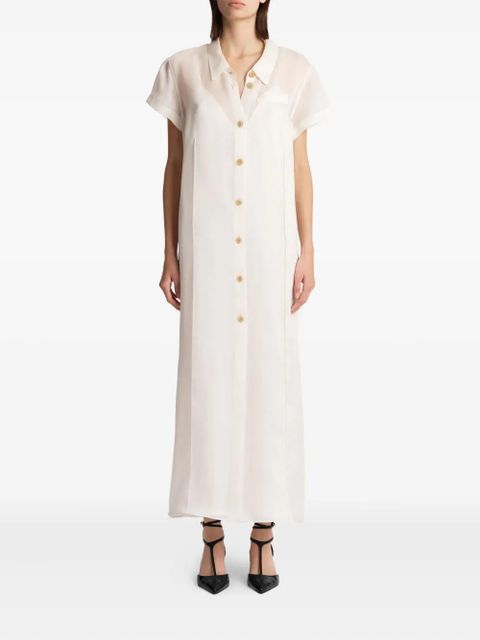 KHAITE Effy buttoned pocket dress - Neutrals - zdjęcie produktu nr 2