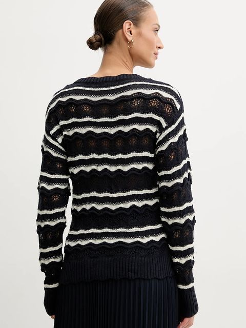 Guess sweter z domieszką lnu VALERIE