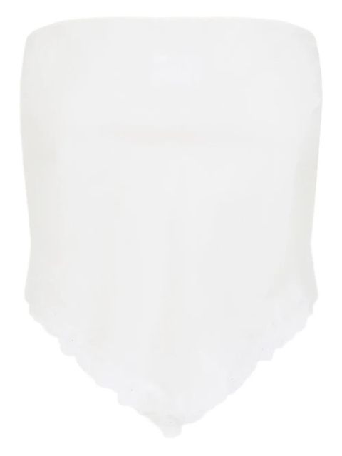 Miu Miu cotton top - Neutrals - zdjęcie produktu nr 1