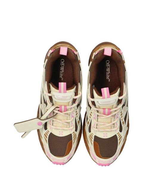 Off-White cut-out lace-up sneakers - Brown - zdjęcie produktu nr 2