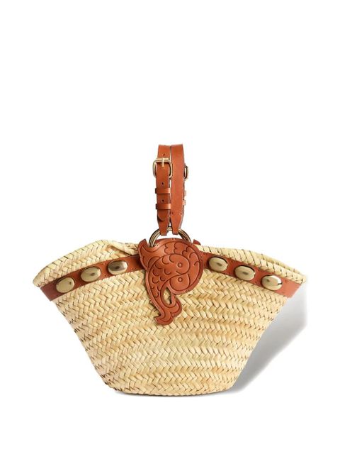 PUCCI studded fish-appliqué beach bag - Neutrals