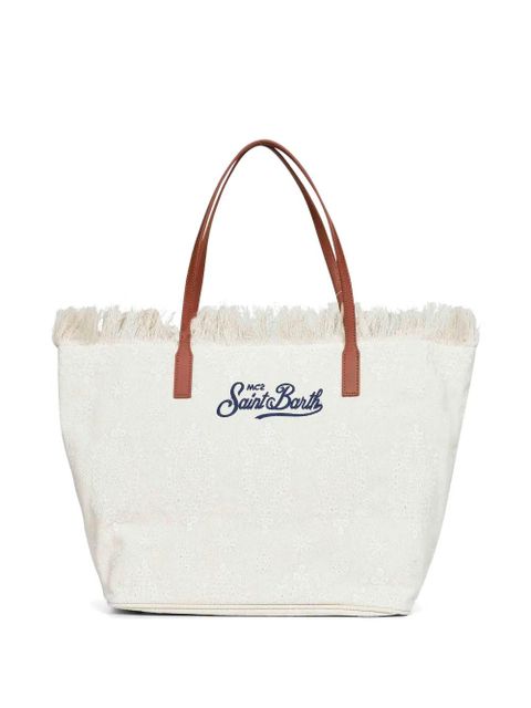 MC2 Saint Barth fringed-edge shoulder bag - Neutrals - zdjęcie produktu nr 1