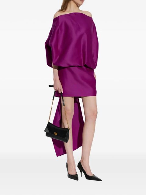 Balenciaga off-shoulder dress - Purple
