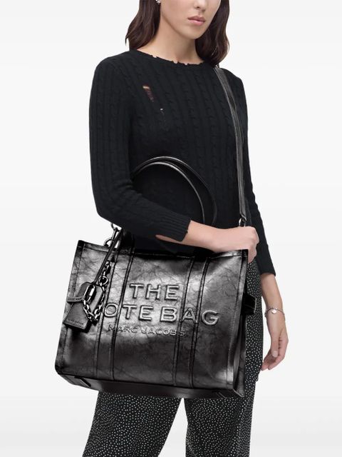 Marc Jacobs The Metallic Tote Bag - Black