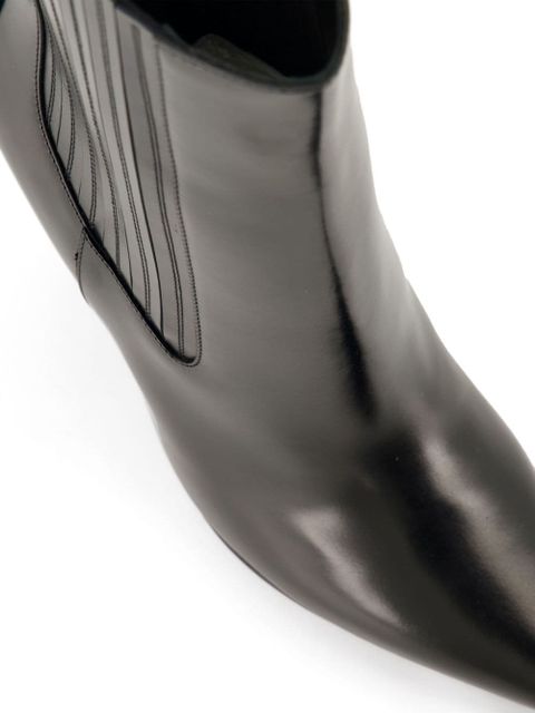 Valentino Garavani 105mm VLogo Lockette boots - Black