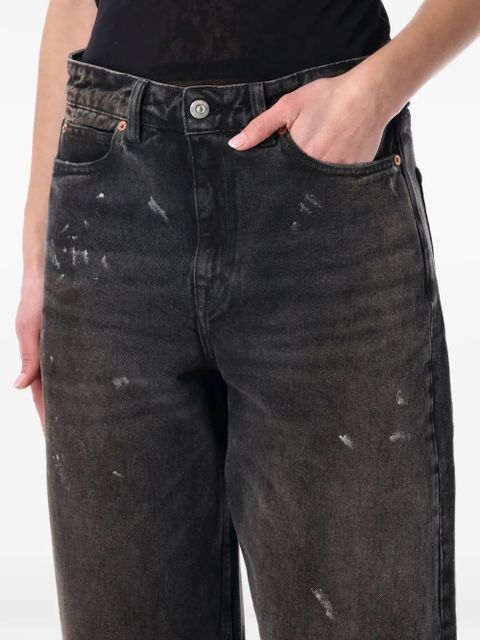 OUR LEGACY washed-effect jeans - Black