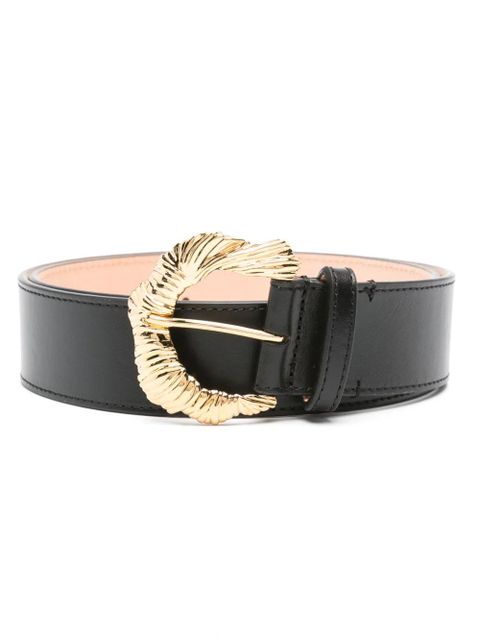 Chloé Flowers leather belt - Black - zdjęcie produktu nr 1