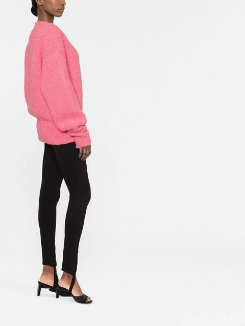 The Attico stirrup leggings - Black