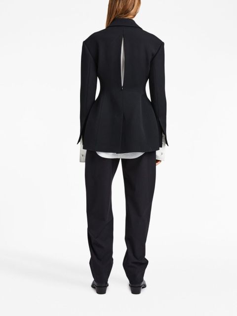 Proenza Schouler tailored slim-cut blazer - Black