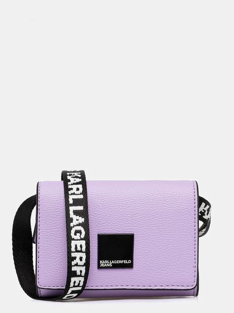 Karl Lagerfeld Jeans torebka kolor fioletowy A3W32057 - zdjęcie produktu nr 1