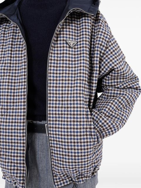 Prada Re-Nylon blouson jacket - Blue