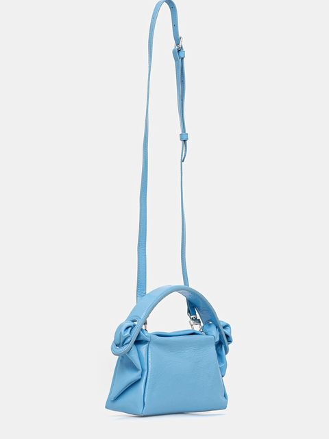 Kenzo torebka skórzana kolor niebieski FF62SA808L02 - zdjęcie produktu nr 2