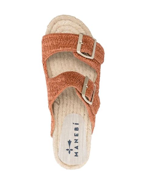 Manebi Yucatan raffia espadrilles - Orange - zdjęcie produktu nr 2