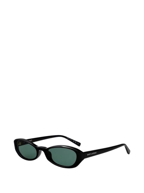 Saint Laurent Sue oval-frame sunglasses - Black - zdjęcie produktu nr 2