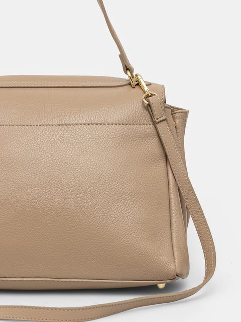 Answear.LAB torebka skórzana kolor beżowy