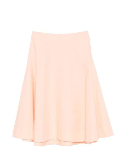 KHAITE Artin panelled midi skirt - Pink - zdjęcie produktu nr 1