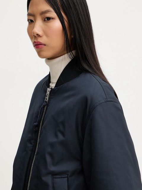 Marc O'Polo kurtka kolor granatowy przejściowa 5000007726