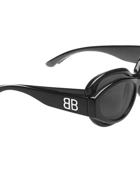 Balenciaga Eyewear Superbusy round-frame sunglasses - Black - zdjęcie produktu nr 2
