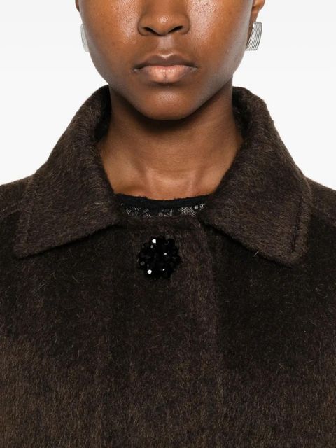 Max Mara Prosit buttoned coat - Brown