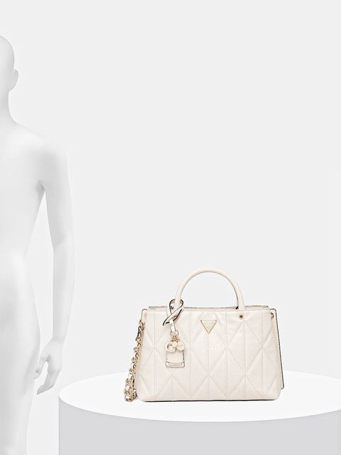 Guess torebka ALDINA kolor biały HWGG96 63060