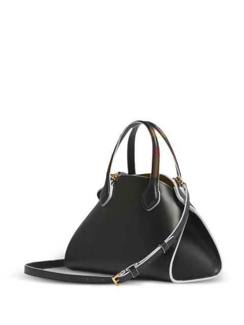 Marni contrast-edge mini bag - Black