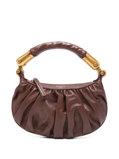 Balmain mini Ébène tote bag - Brown - zdjęcie produktu nr 1