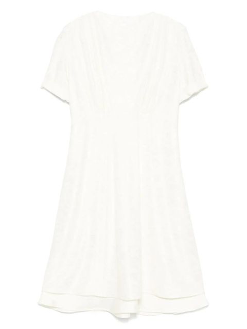 Jil Sander jacquard short-sleeve dress - Neutrals - zdjęcie produktu nr 1