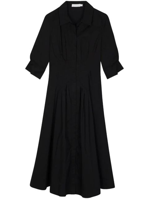 Simkhai Jazz ruched shirt dress - Black - zdjęcie produktu nr 1