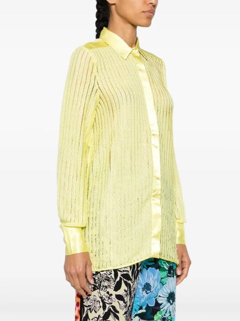 Charo Ruiz Ibiza Achty lace-detail shirt - Green