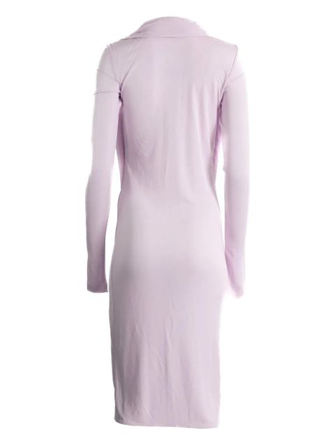 TOTEME v-neck long-sleeve midi dress - Purple - zdjęcie produktu nr 2